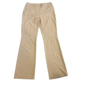 WHBM White House Black Market Women's Beige‎ Khaki Tan Dress Pants Slim Boot 10